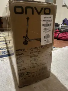 ONVO OV-012 X PLUS 1600W Elektrikli Scooter