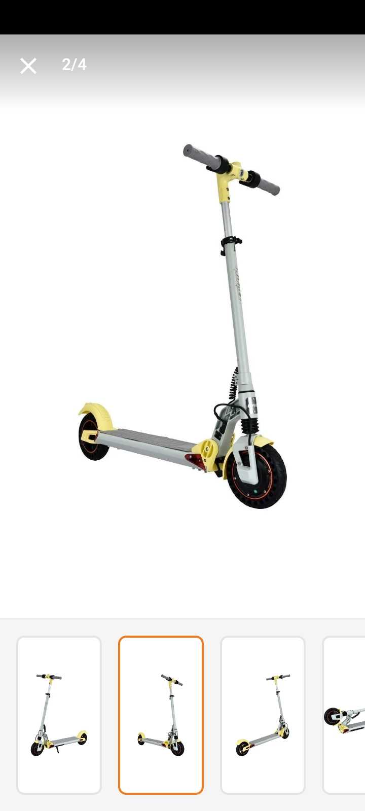 Sıfır Kutusunda Açılmamış Elektrikli Scooter